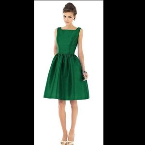 Emerald green Alfred Sung Dress